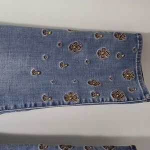 Chico's Girlfriend Slim Leg Ankle Jeans Plus Size